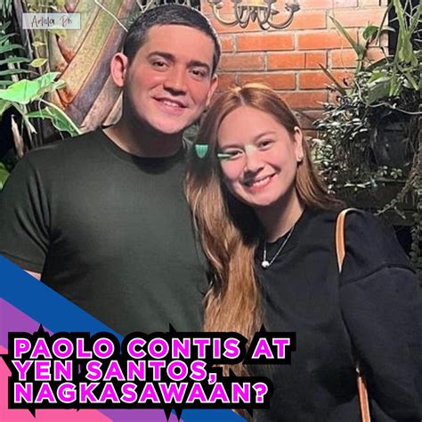 yen santos and paolo contis movie|al santos 705.